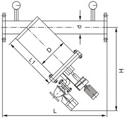 全自動清洗Y型過濾器結(jié)構(gòu)圖